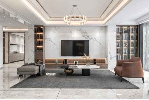 汕頭市新宸灣輕奢風(fēng)格復(fù)式裝修案例