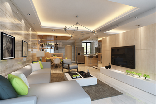 中山市匯暉名苑現(xiàn)代簡約風(fēng)格三居室裝修案例