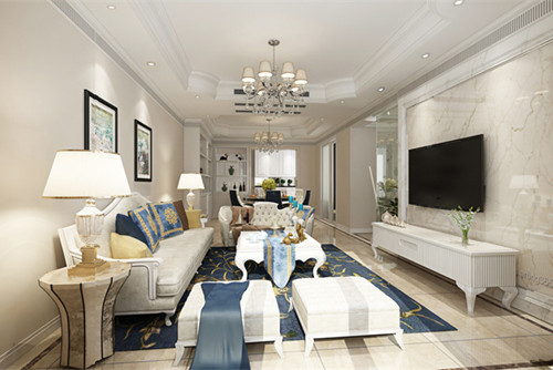 中山市匯暉名苑現(xiàn)代簡約風(fēng)格三居室裝修案例