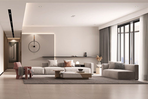 海口市椰海潤景現(xiàn)代簡約風(fēng)格三居室裝修案例