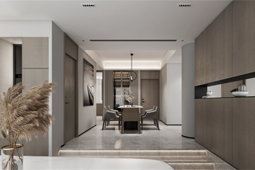 海口市鳳翔山莊現(xiàn)代簡約風(fēng)格三居室裝修案例