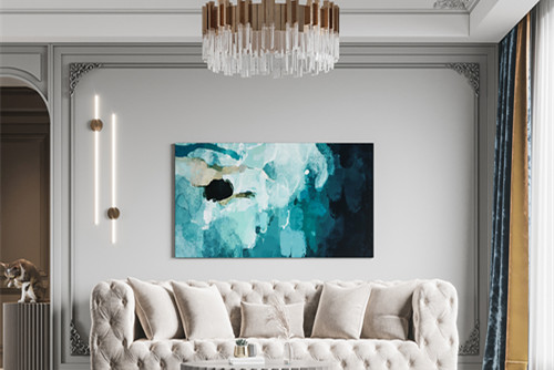 廣州市恒大御景半島輕奢風(fēng)格二居室裝修案例