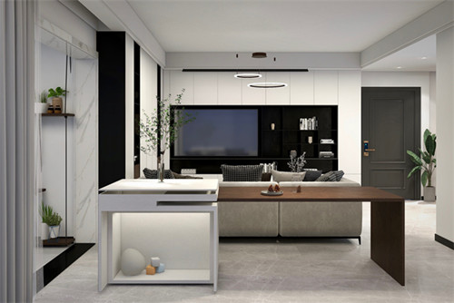 廣州市雅居樂錦城花漾集現(xiàn)代簡約風(fēng)格三居室裝修案例