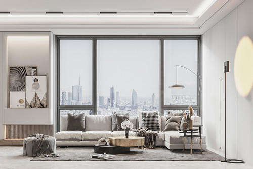 廣州市陽光城麗景灣現(xiàn)代簡約風格三居室裝修案例