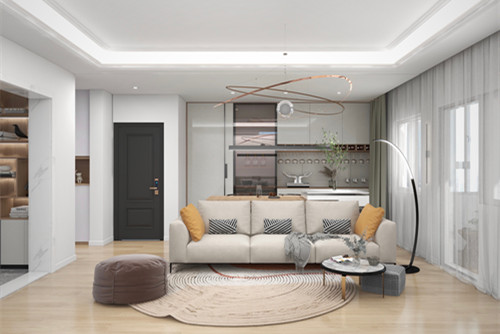 廣州市時(shí)代玫瑰園北歐風(fēng)格二居室裝修案例