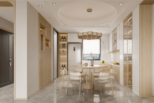 廣州市中海云麓公館北歐風(fēng)格復(fù)式裝修案例