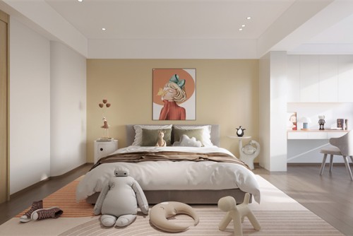 汕頭市雍頤灣現代簡約風格五居室裝修案例