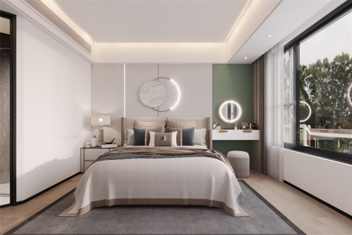 汕頭市雍頤灣現代風格五居室裝修案例