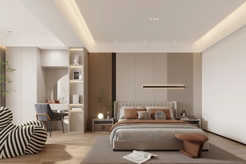 汕頭市江南梅灣現(xiàn)代風(fēng)格四居室裝修案例