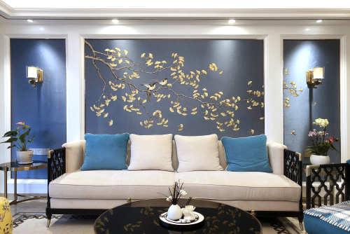 ?？诰┙瓘V場(chǎng)復(fù)式280平新美式混搭新中式