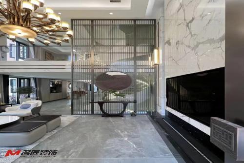 陽江市暢達(dá)新城輕奢風(fēng)格四居室裝修案例