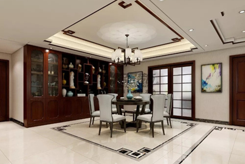 合肥市新錦成·拾光云錦美式風格三居室裝修案例