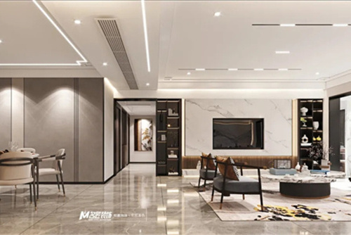 汕頭市威悅名苑新中式風(fēng)格四居室裝修案例