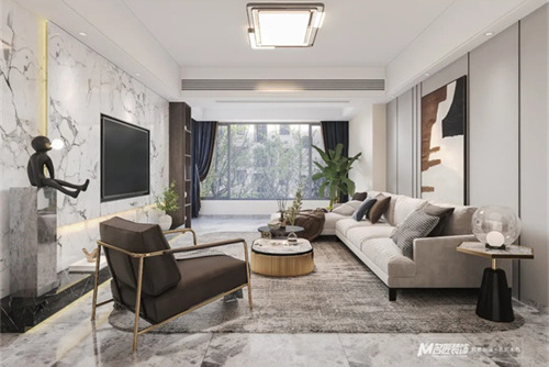 汕頭市正悅?cè)A府現(xiàn)代簡約風(fēng)格四居室裝修案例